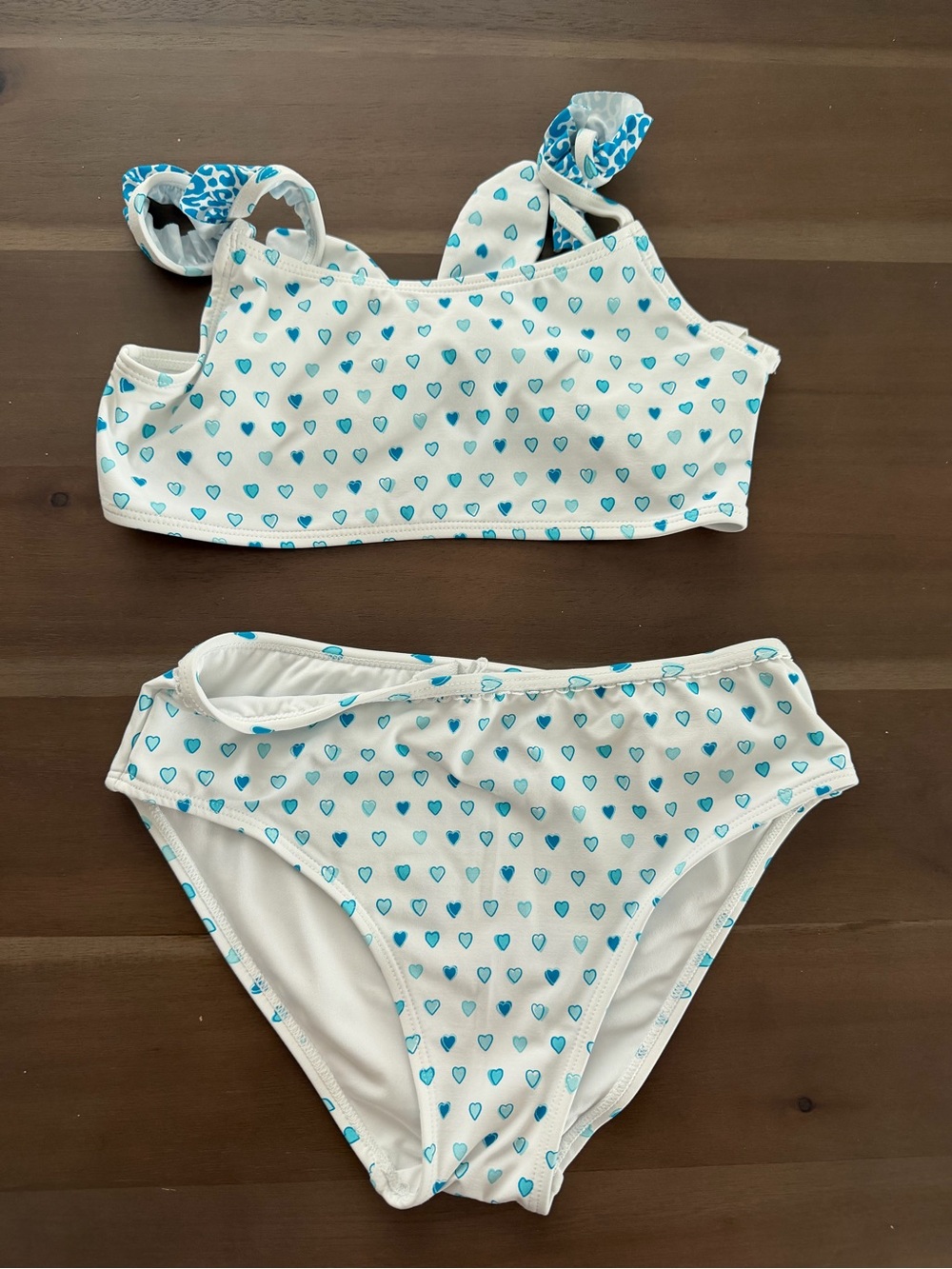 Roller Rabbit Girls 2 Piece Heart Bikini Size 10/12